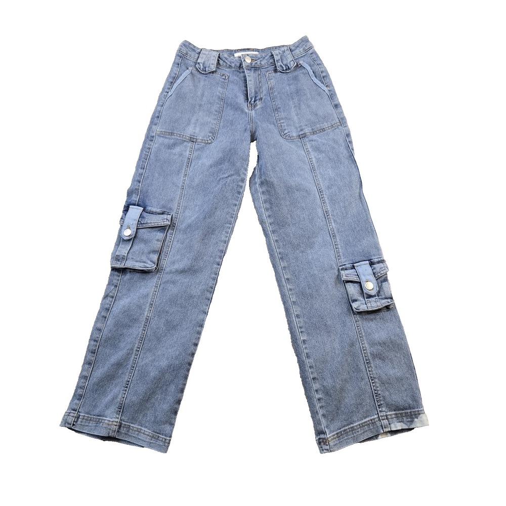 Almost Famous‎ Women's Denim Jeans Mid Rise Straight Leg 27" X 28" Size 3